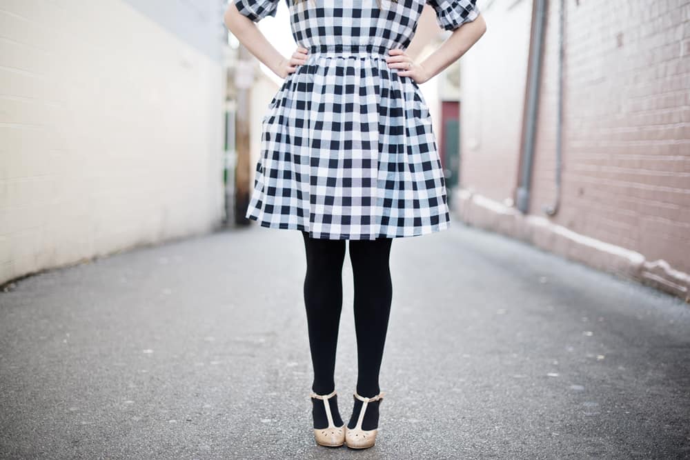 Buffalo Plaid and a Sweater Dress - Finding Beautiful Truth