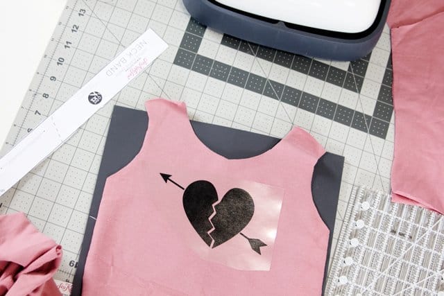 DIY Heart onesie tutorial