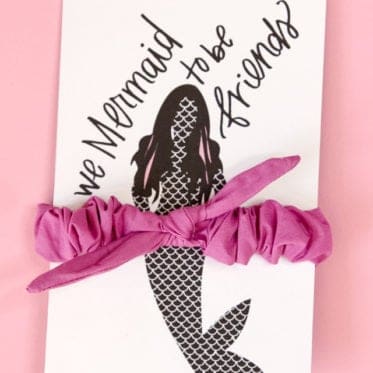 MERMAID SCRUNCHIE VALENTINES