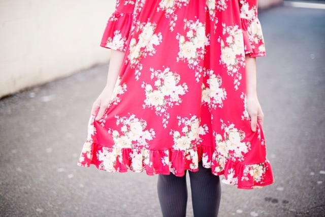 The Rachel Dress Pattern with a Ruffle | See Kate Sew