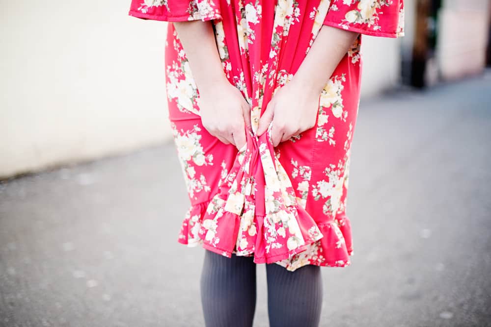 The Rachel Dress Pattern with a Ruffle | See Kate Sew