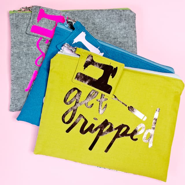 sewing themed zipper pouch tutorial | diy zipper pouch | how to sew a zipper pouch | easy sewing tutorials || See Kate Sew #zipperpouch #sewingtutorial 