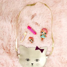 DIY Leather Kitty Purse cut with the Cricut Maker