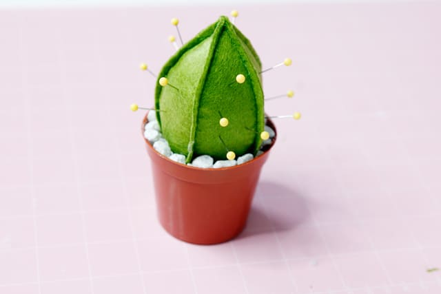 Cactus Pincushion Tutorial + Pattern 