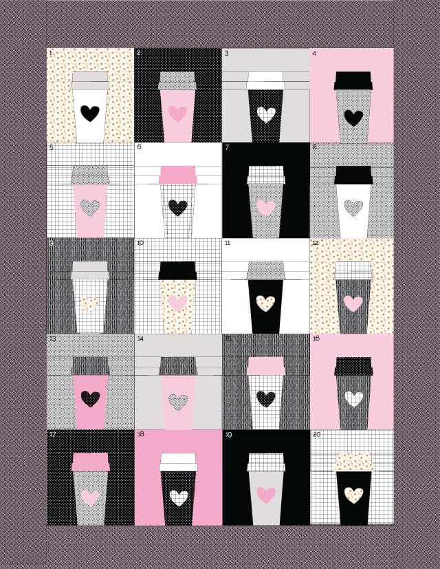 Coffee Cup Quilt Pattern | free quilt patterns | quilting tutorial | diy quilt | quilt blocks || See Kate Sew #quilting #sewing #freepattern #quiltpattern #diy #crafts #tutorial