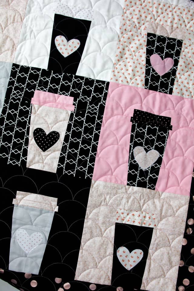 Coffee Cup Quilt Pattern | free quilt patterns | quilting tutorial | diy quilt | quilt blocks || See Kate Sew #quilting #sewing #freepattern #quiltpattern #diy #crafts #tutorial