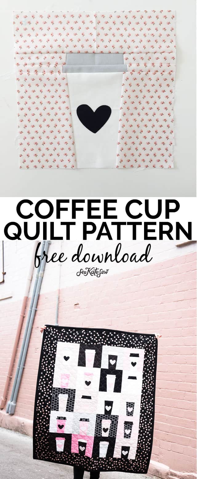 Free Coffee Mug Quilt Block Pattern