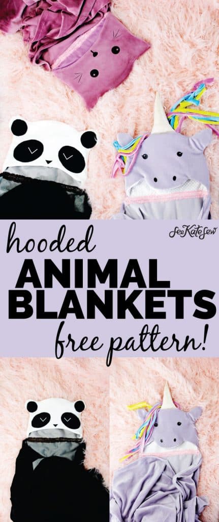Gifts to Sew  Hooded Blanket Tutorial 3 ways! | See Kate Sew