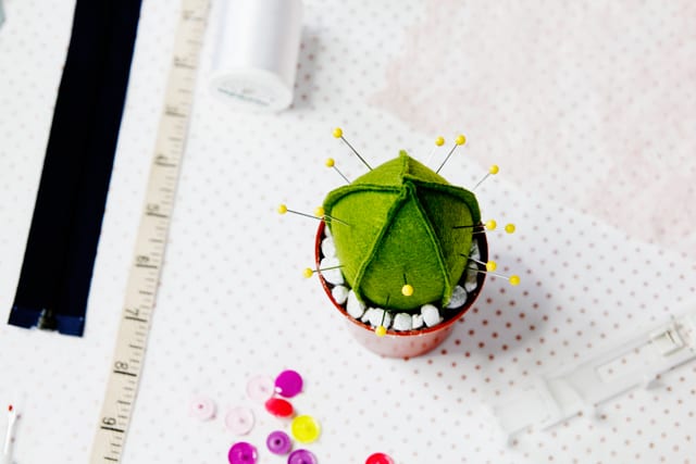 Cactus Pincushion Tutorial + Pattern 