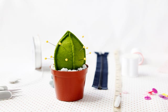 How to Make a DIY Cactus Pin Cushion