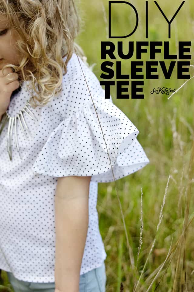 Zippy Top Hack | DIY Ruffle Sleeve Blouse | Pattern Hack | DIY ruffles | How to Add Ruffles to a Pattern | Ruffle Tutorial || See Kate Sew #diyrufflesleeveblouse # diyruffles #sewingtutorial #seekatesew