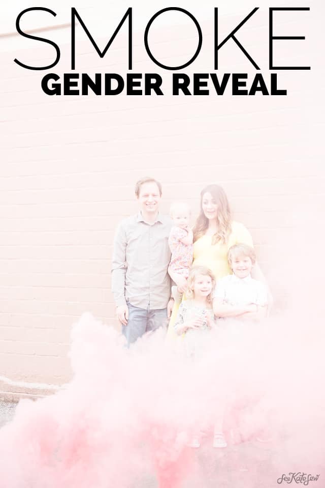 Smoke Gender Reveal | gender reveal ideas | diy gender reveal | unique gender reveal ideas || See Kate Sew #genderreveal #diygenderreveal #genderrevealideas #seekatesew