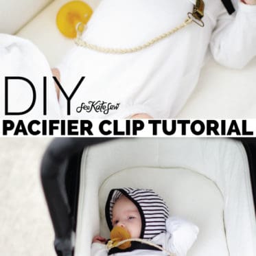 Leather Pacifier Clip Tutorial