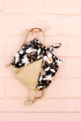 Girl's Backpack Sewing Pattern with Simplicity and Cricut - see kate sew