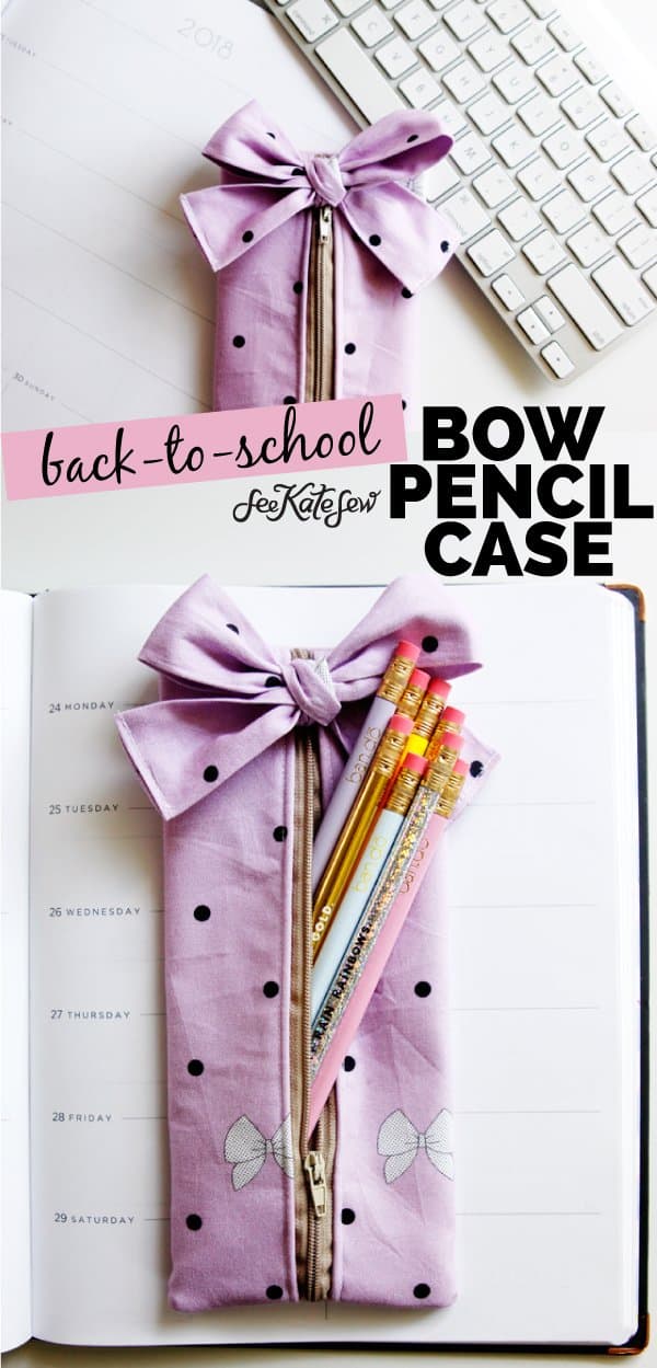 BOW PENCIL POUCH
