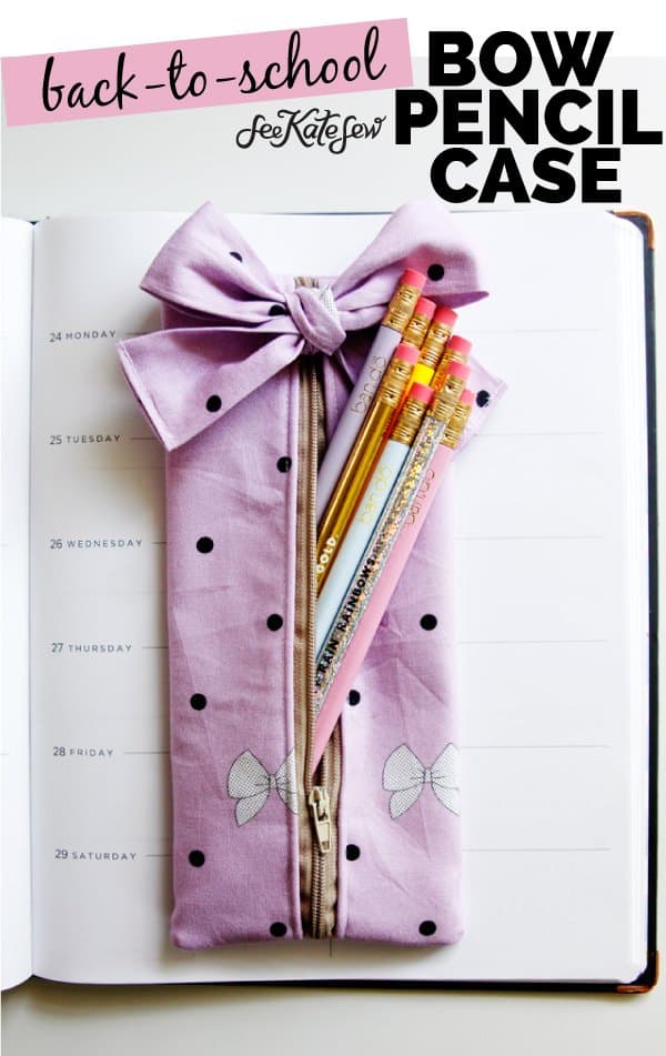 BOW PENCIL POUCH