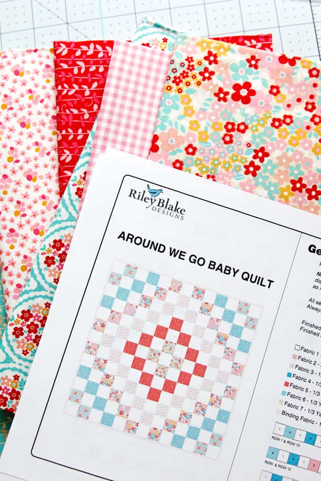 Quilting With Quilt Kits (part 1) | Riley Blake Quilt Kits | Baby Quilt with Cricut| Riley Blake Quilt | DIY Baby Quilt | Baby Quilts | Quilting with a Cricut | Quilting Kits || See Kate Sew #RileyBlake #QuiltingKits #Cricut #BabyQuilts #SeeKateSew