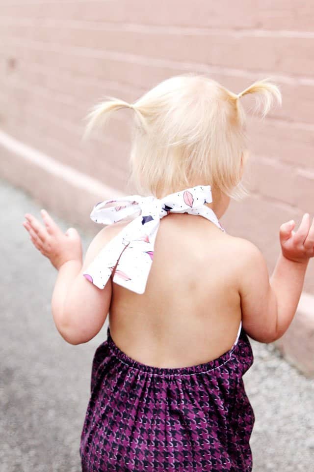 How to Sew a Baby Romper | Boho Baby Romper | DIY Baby Clothes | DIY Kids Clothes | Baby Romper | DIY Baby Romper | Boho Romper | Kiss Me, Kate Fabric || See Kate Sew #bohobabyromper #diybabyromper #diybabyclothes #bohoromper #kissmekatefabric #seekatesew