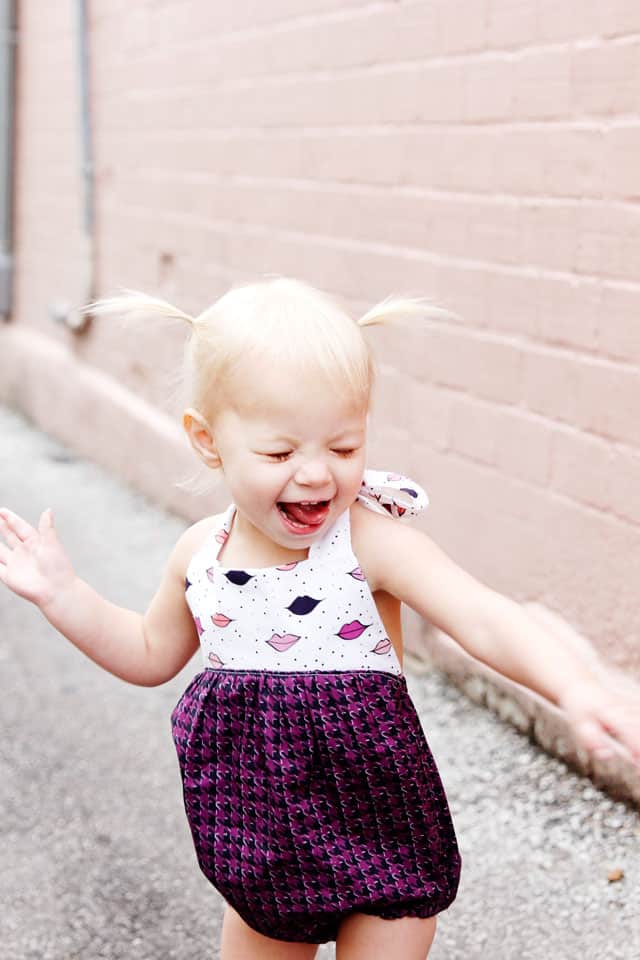 How to Sew a Baby Romper | Boho Baby Romper | DIY Baby Clothes | DIY Kids Clothes | Baby Romper | DIY Baby Romper | Boho Romper | Kiss Me, Kate Fabric || See Kate Sew #bohobabyromper #diybabyromper #diybabyclothes #bohoromper #kissmekatefabric #seekatesew