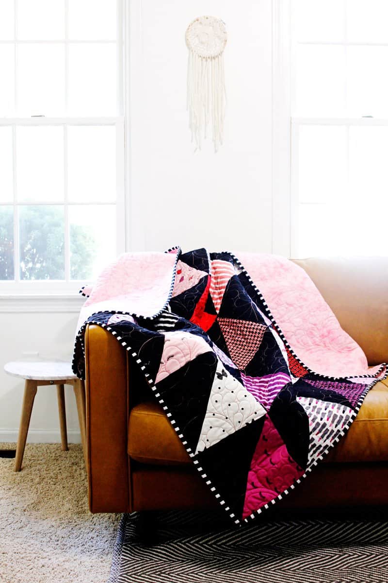 Half Square Triangle Quilt | Easy Quilt Tutorial | Free Quilt Pattern | Triangle Quilt Pattern | Triangle Quilt Tutorial | Half Square Triangle Quilt Pattern | How to Make a Half Square Triangle Quilt | Kiss Me, Kate Quilt | HST Quilt Tutorial | Free HST Quilt Pattern | Easy HST Quilt Pattern || Kiss Me Kate #hstquiltpattern #freequiltpattern #halfsquaretrianglequilt #easyquiltpattern #freehstquiltpattern #easyquilttutorial #kissmekate