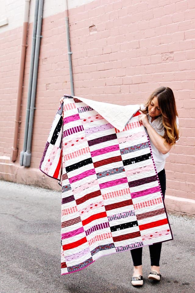 Rainbow Baby Quilt with Cricut - see kate sew