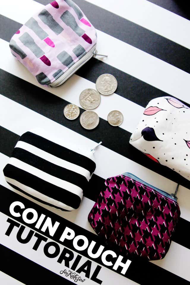 Coin Pouch Tutorial see kate sew