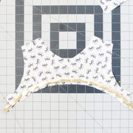 Gold Bias Tape Girls Dress Tutorial