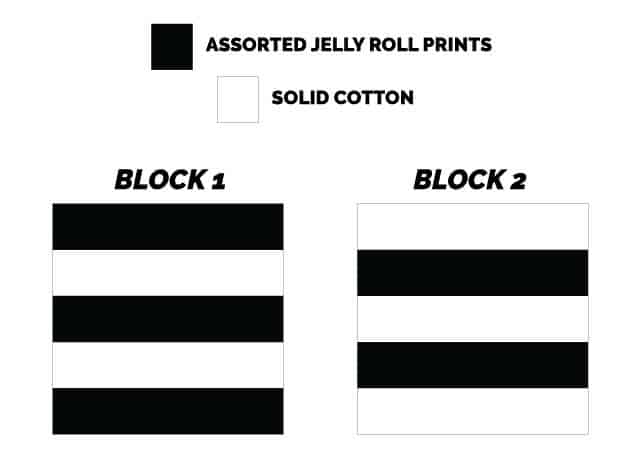 Jelly Roll Quilt Pattern