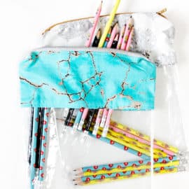 How to make a diy pencil pouch