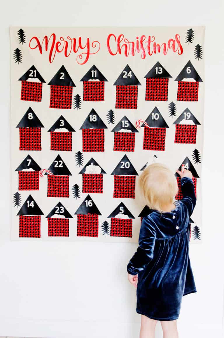 Sew a Pocket Advent Calendar with the Cricut Maker - see kate sew