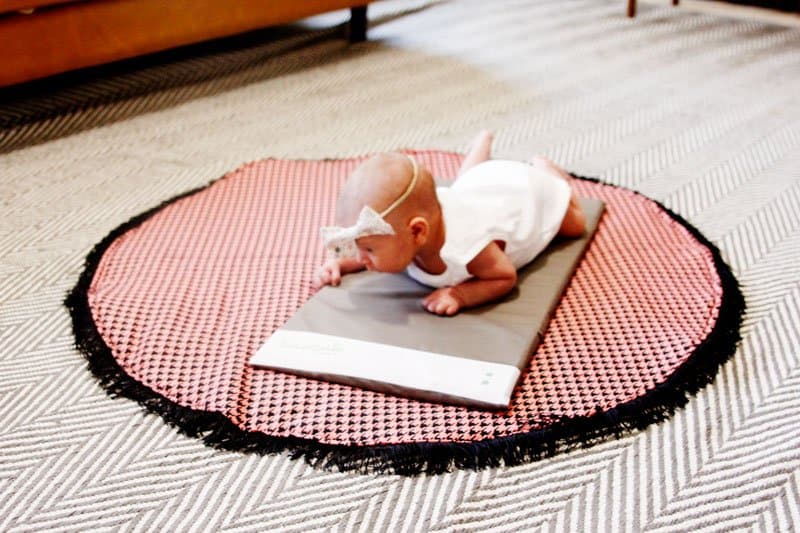 DIY Circle Play Mat +Tranquilo Mat Review | Baby Mat Review | DIY Playmat | How to Sew a Playmat | DIY Baby | Tranquilo Mat Review || See Kate Sew #diybaby #seekatesew