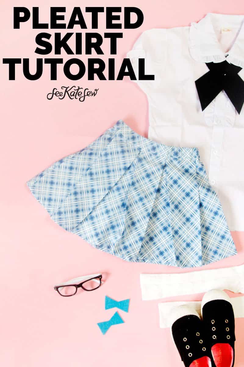 DIY LOL costume & Pleated Skirt Tutorial | DIY LOL Doll Costume | DIY Halloween Costume | Easy DIY Halloween Costume | Girls Halloween Costume | Easy Girls Halloween Costume | LOL Crafts | How to Pleat a Skirt | Pleated Skirt Tutorial | Sewing Tutorials || See Kate Sew #sewingtutorial #seekatesew