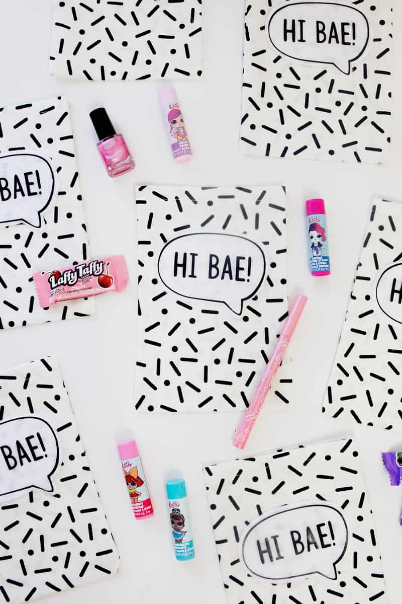 Hi Bae! // How to Make Fabric Party Favor Bags || LOL Party Favor Bags | DIY Party Favor Bags | Fabric Party Favor Bags | Party Bags | Quick Party Favor Bags | No Sew Fabric Party Favor Bags || See Kate Sew #partyfavors #LOLparty #seekatesew