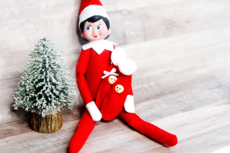 how to make a baby elf on the shelf SUPER EASY! see kate sew