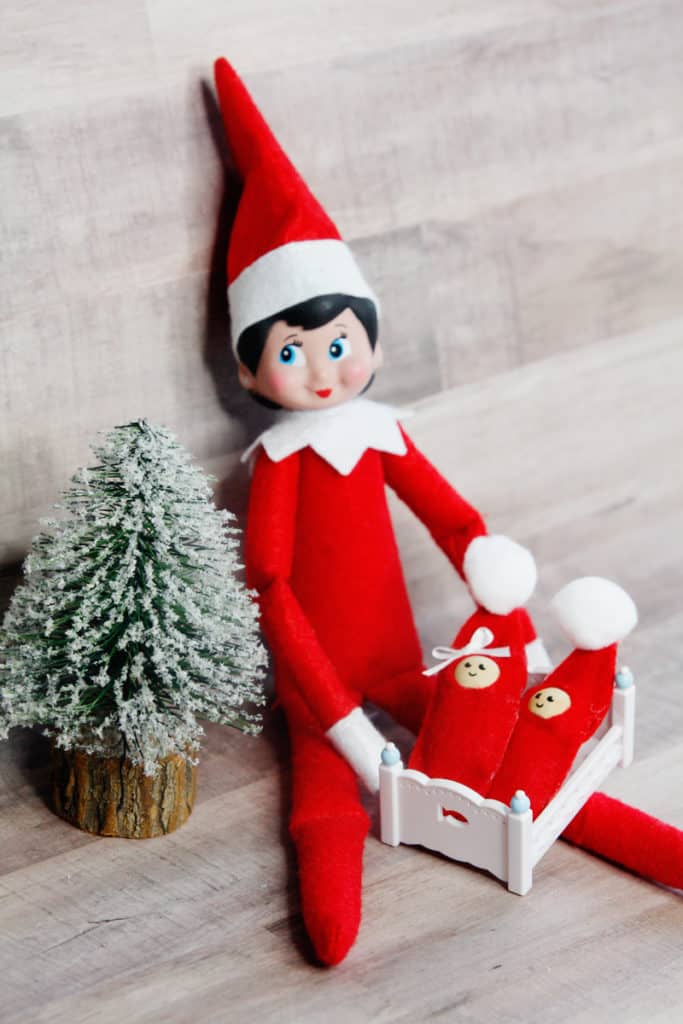 how to make a baby elf on the shelf - SUPER EASY! - see kate sew