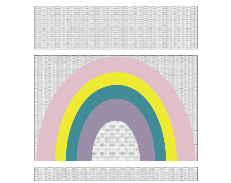 Rainbow Baby Quilt with Cricut see kate sew