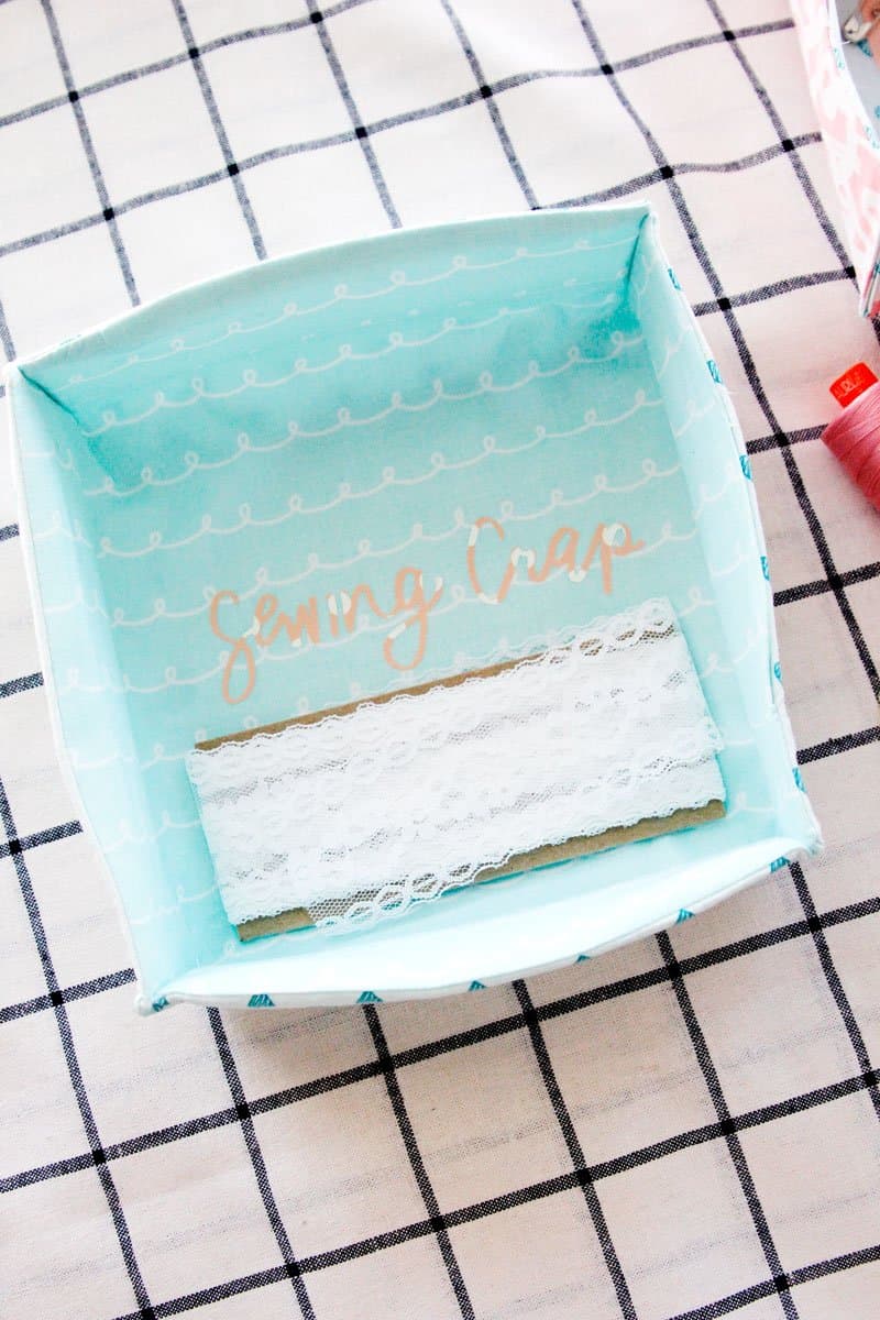 DIY Fabric Boxes | Fabric Boxes | DIY Shallow Boxes | Sewing Room Organization | Free PDF Download | Sewing Tutorials | Free Sewing Pattern || See Kate Sew #fabricboxes #freepattern #seekatesew