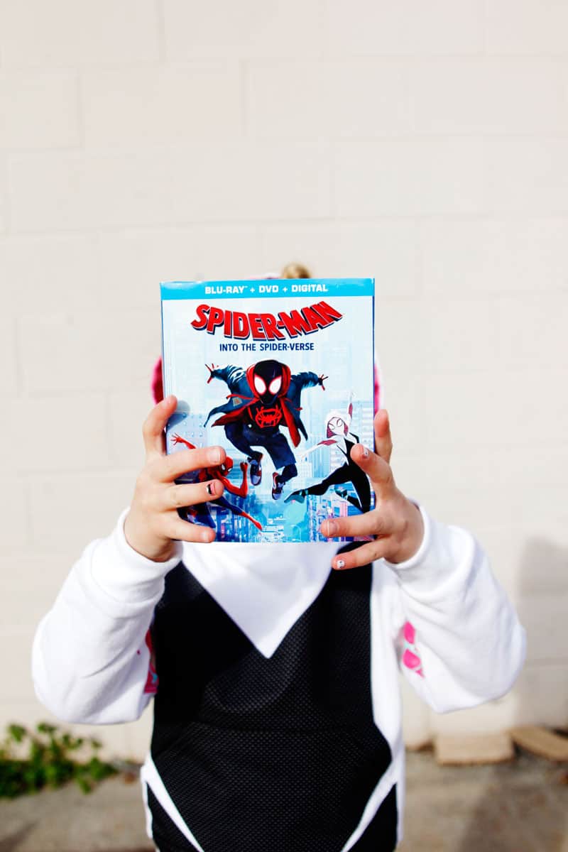 Spider-Man: Into The Spider-Verse DIY Costumes | DIY Spider-Verse Costumes | DIY Superhero Costumes | Easy DIY Costumes | Easy DIY Superhero Costumes | Free Costume Printables | Free Spider-Verse Costume Printables || See Kate Sew #costumes #spiderverse #freeprintables #seekatesew