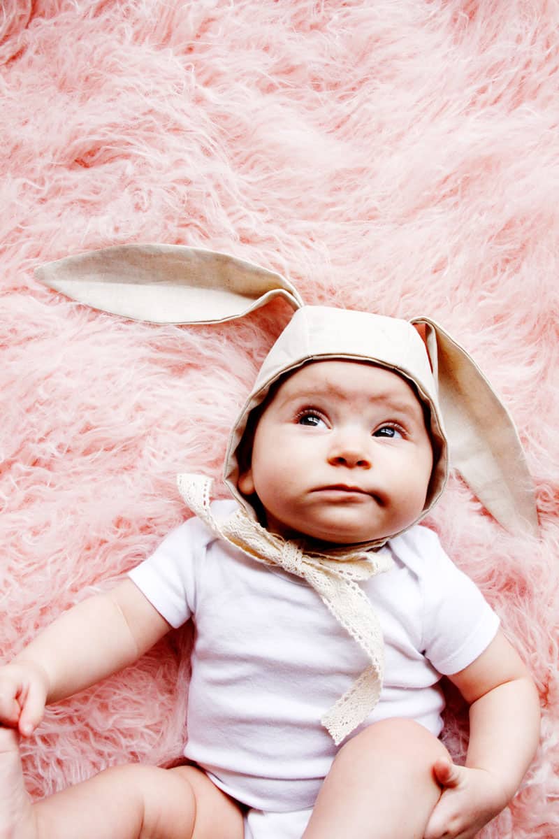 Bunny  Bonnet Tutorial | DIY Baby Bonnet | Easter Baby Bonnet | Bonnet Tutorial | Bunny Bonnet | How to Make a Baby Bonnet | Free Baby Bonnet Tutorial || See Kate Sew #sewingtutorial #diybaby #easterbonnet #seekatesew