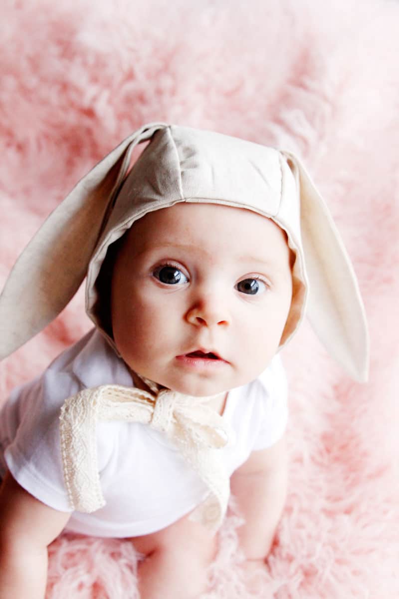 Bunny  Bonnet Tutorial | DIY Baby Bonnet | Easter Baby Bonnet | Bonnet Tutorial | Bunny Bonnet | How to Make a Baby Bonnet | Free Baby Bonnet Tutorial || See Kate Sew #sewingtutorial #diybaby #easterbonnet #seekatesew