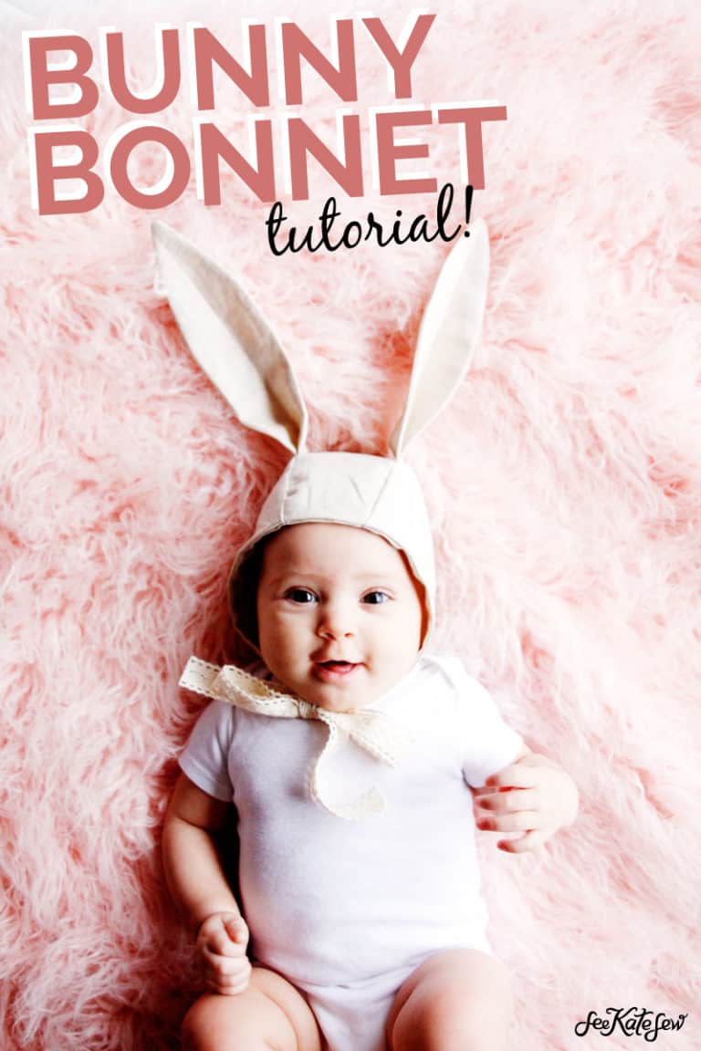 bunny bonnet sewing pattern