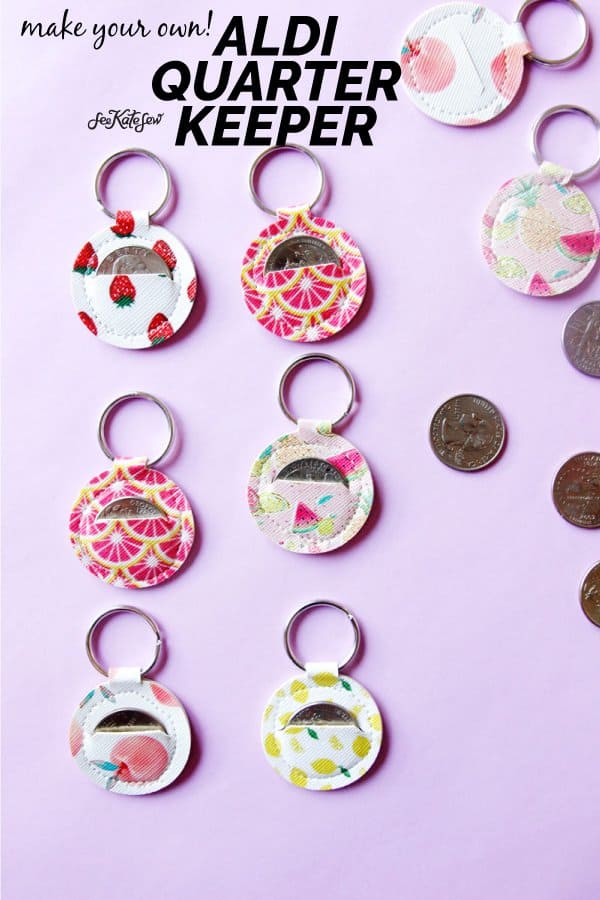 aldi quarter keychain sewing pattern see kate sew