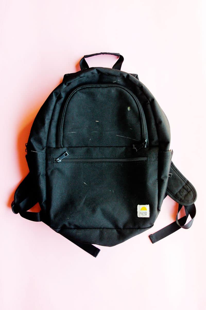 How To Apply Iron-On Vinyl To Backpacks - Tastefully Frugal