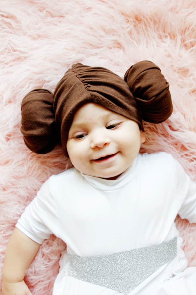 DIY princess leia baby costume see kate sew