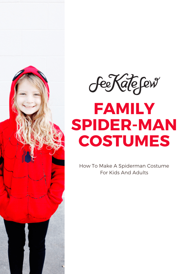 DIY Family Spider-man Costumes