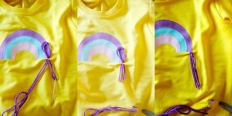 Cricut Rainbow Reflective Iron-On // Dog Shirt Tutorial 