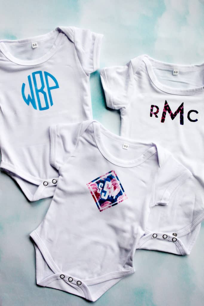 DIY Monogram Baby Onesie - see kate sew