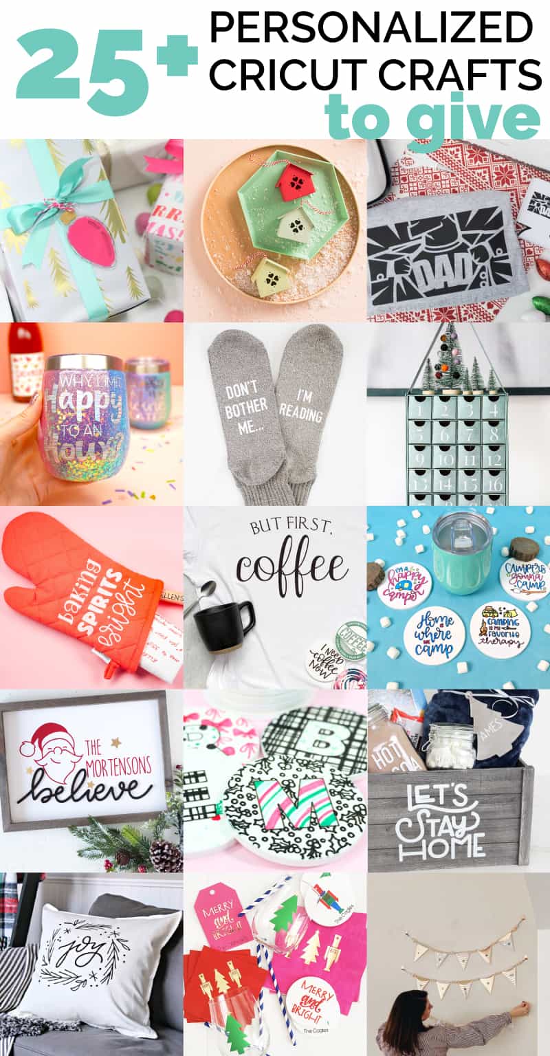 25 Wonderful Personalized Christmas Gift Ideas Using Your Cricut Machine -  Twelve On Main