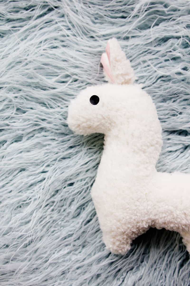 free stuffed llama sewing pattern