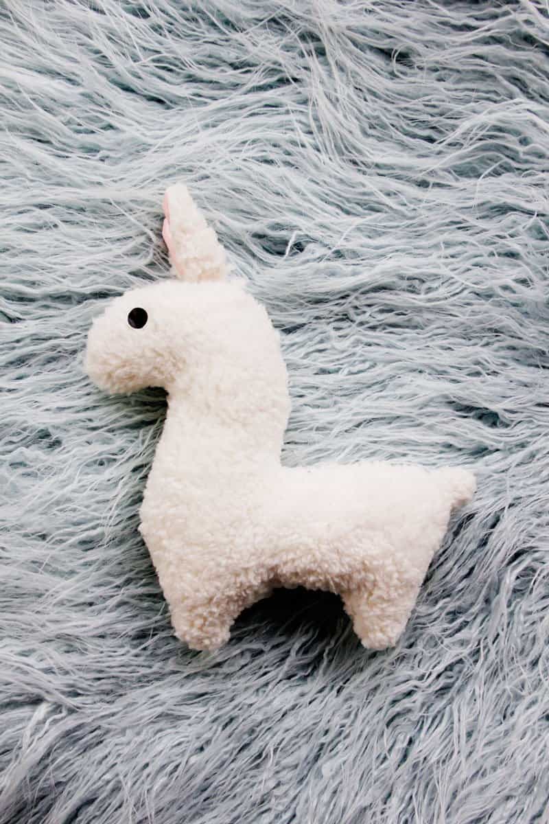 llama stuffed animal pattern